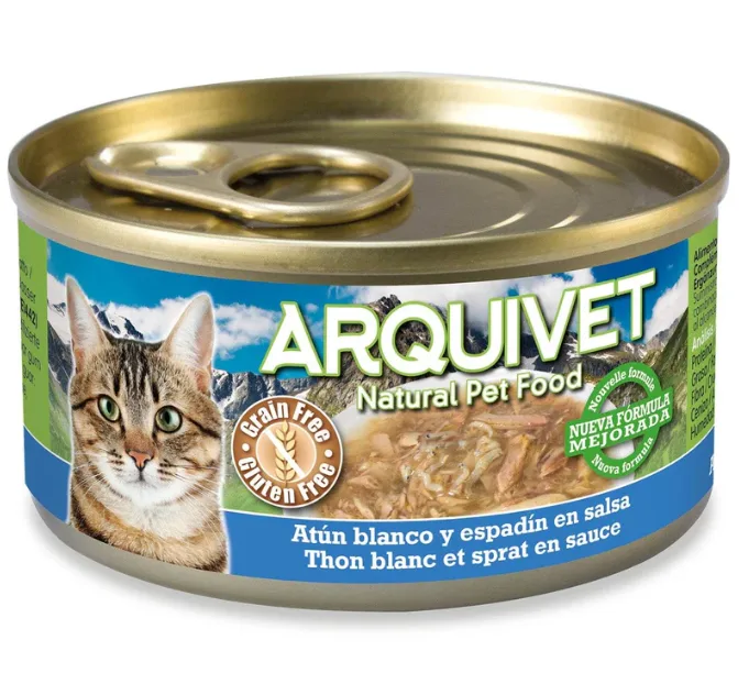 Arquivet Atún Blanco y Espadín en Salsa 80gr