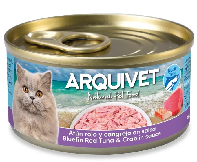Arquivet Atún Rojo y Cangrejo en Salsa 80gr