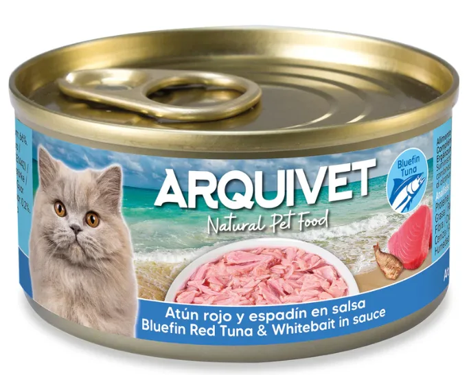 Arquivet Atún Rojo y Espadín en Salsa 80gr