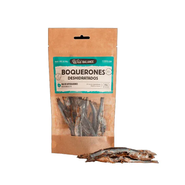 Wild Balance Snacks Boquerones deshidratados.